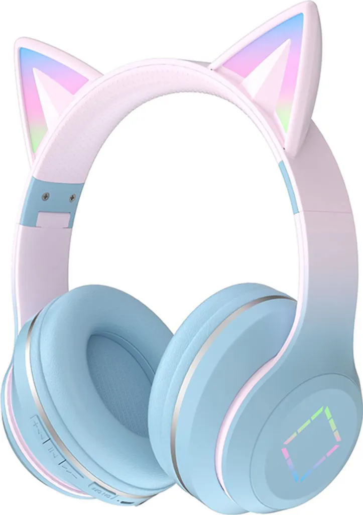 Casque sans Fil Bluetooth DR57 Bleu - Batterie XXL et design ergonomique