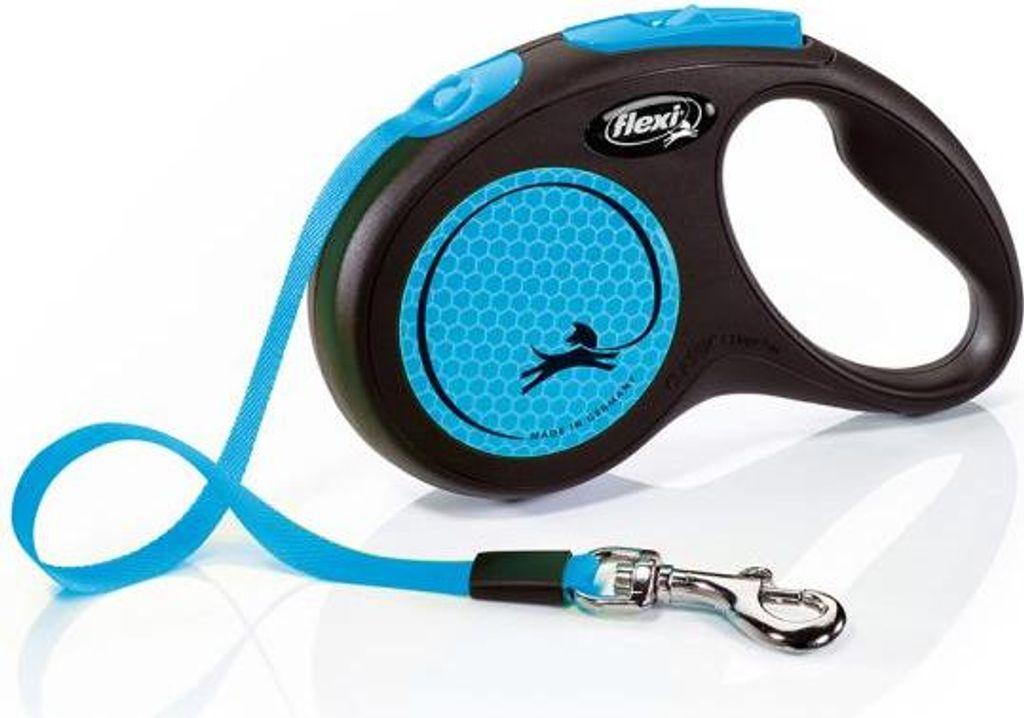 flexi NEON Sangle 5 m bleu fluo Image du produit 