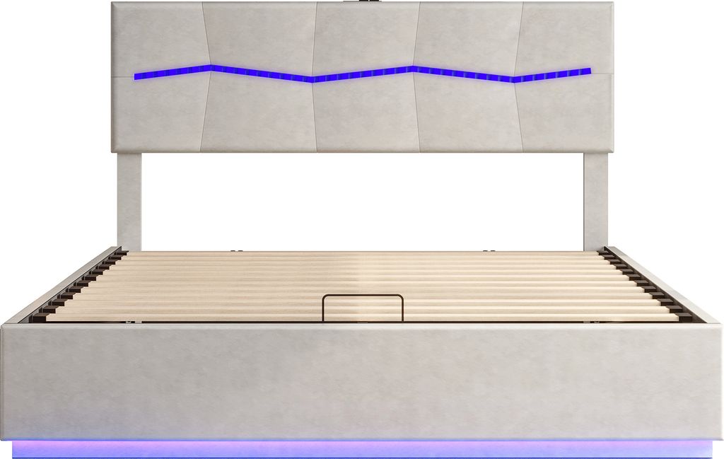 Fortuna Lai čalúnená posteľ 160x200cm s LED diódou a Obrázok produktu 6