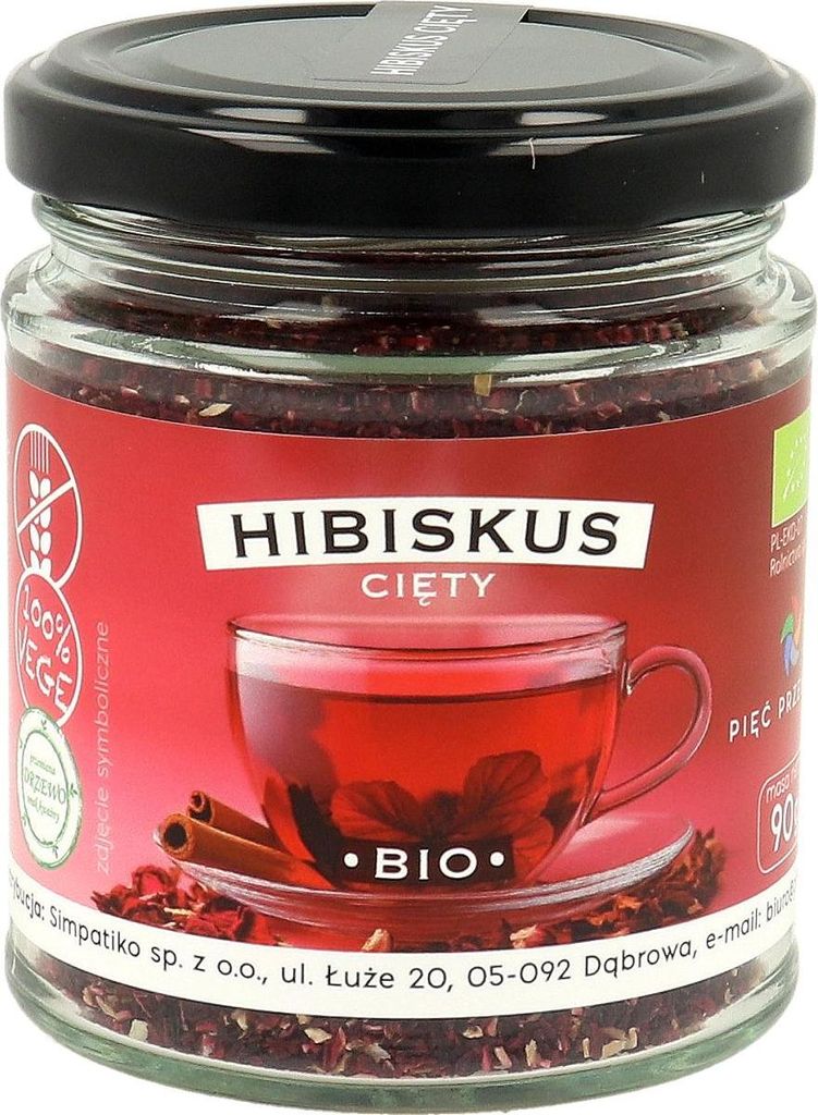 HIBISKUS BEZGLUTENOWY 90 g - PIĘĆ PRZEMIAN