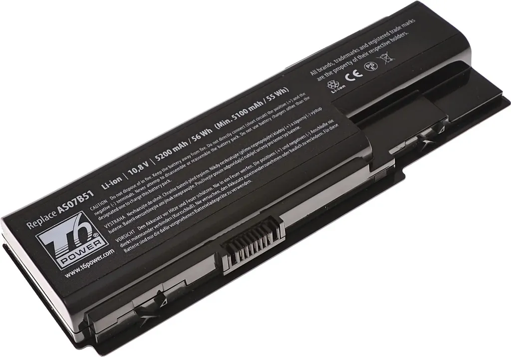 Batteria Acer Aspire 5940 Prezzo Conveniente | T6 Power 5200mAh 58Wh