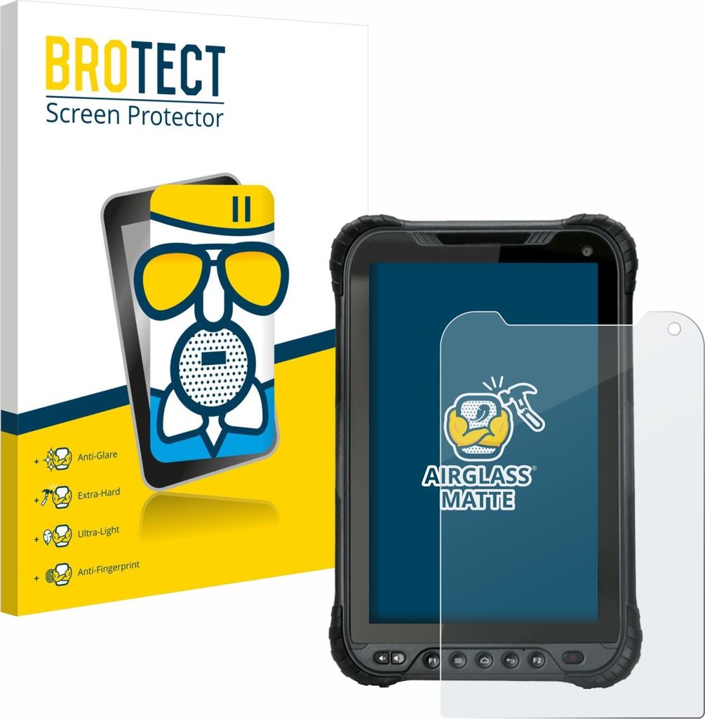BROTECT Entspiegelungs Schutzglas für Unitech TB85 Plus Schutzfolie Panzer Folie Glas Display Schutz matt
