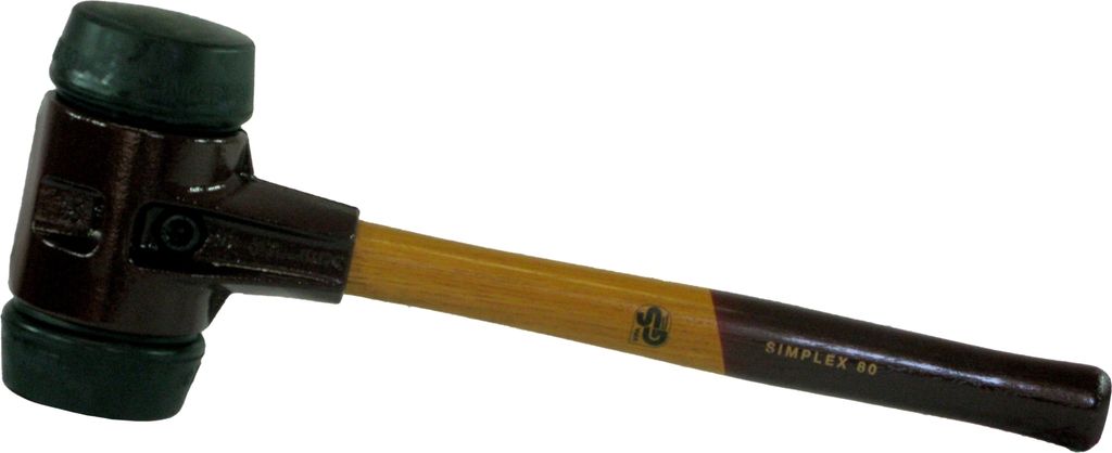 Simplex-Schonhammer Ø 50 mm Gummikomposition / Gummikomposition