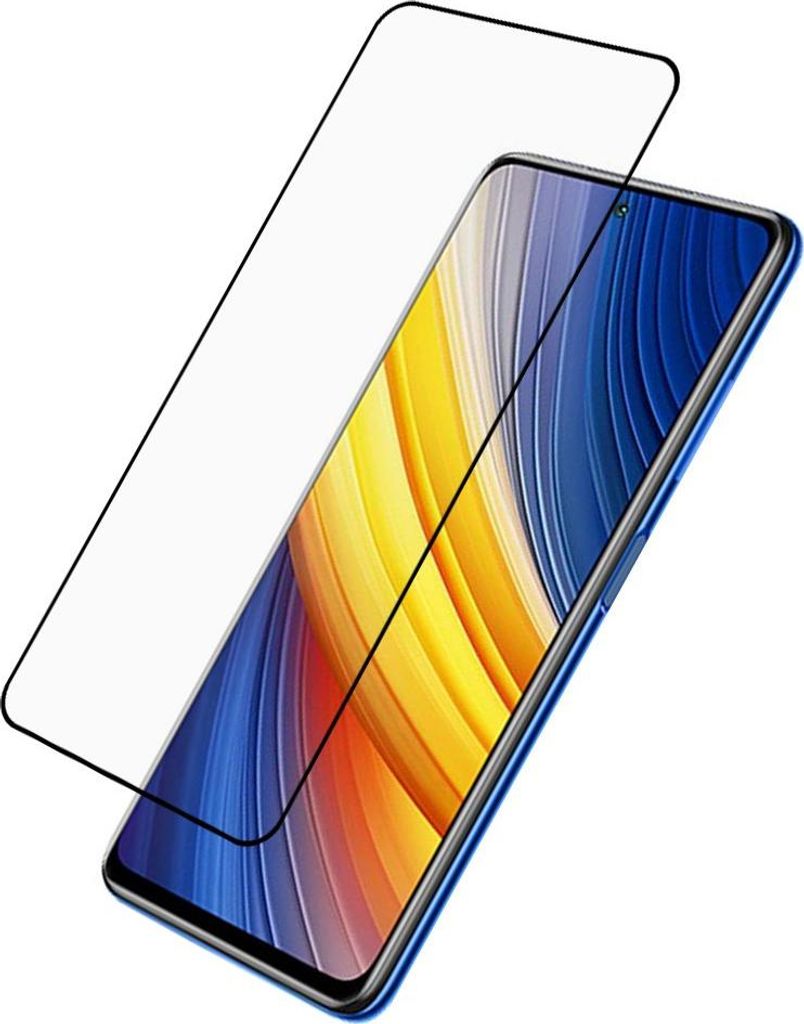 Xiaomi Poco X3 Pro Displayschutz - Full-Cover 9H Panzerglas - Schwarz