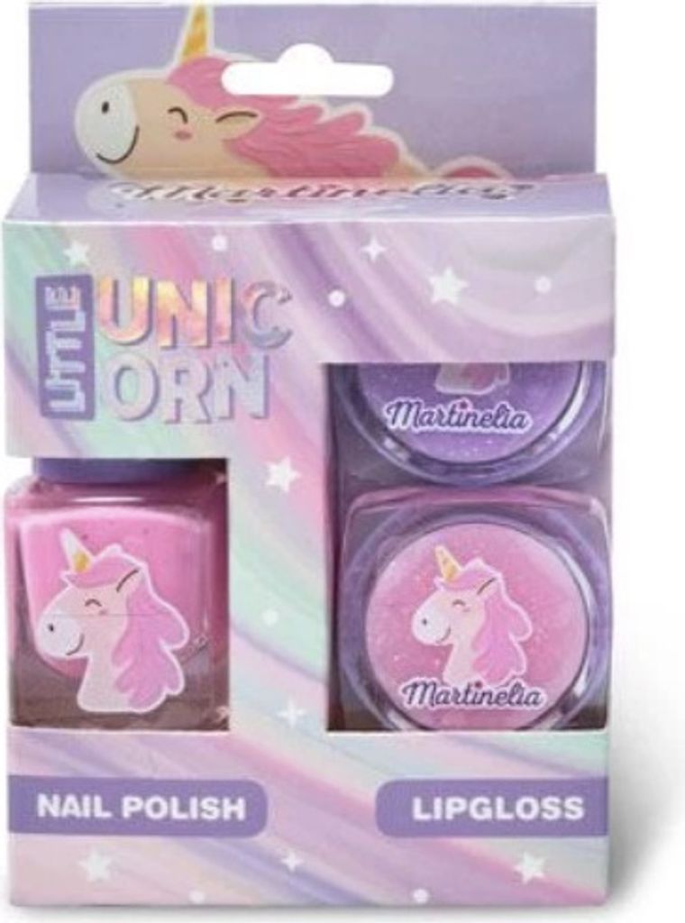 MARTINELIA Lippenbalsam + Einhorn-Nagellack-Set