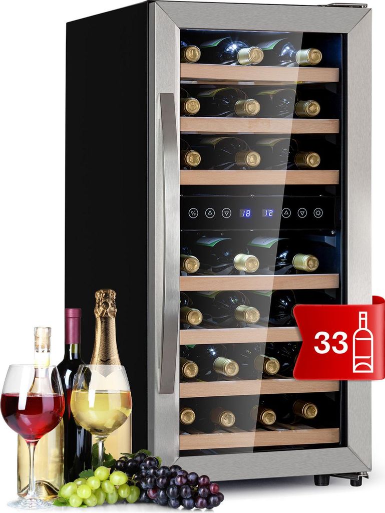 Klarstein Cave a Vin, Réfrigérateur à Vin avec Porte en Image du produit 