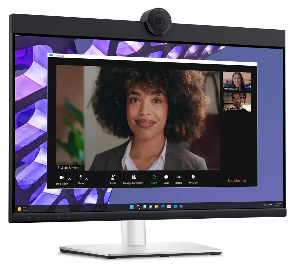 Moniteur de Conférence Dell P2724DEB 27 Pouces IPS USB-C et Webcam - 14