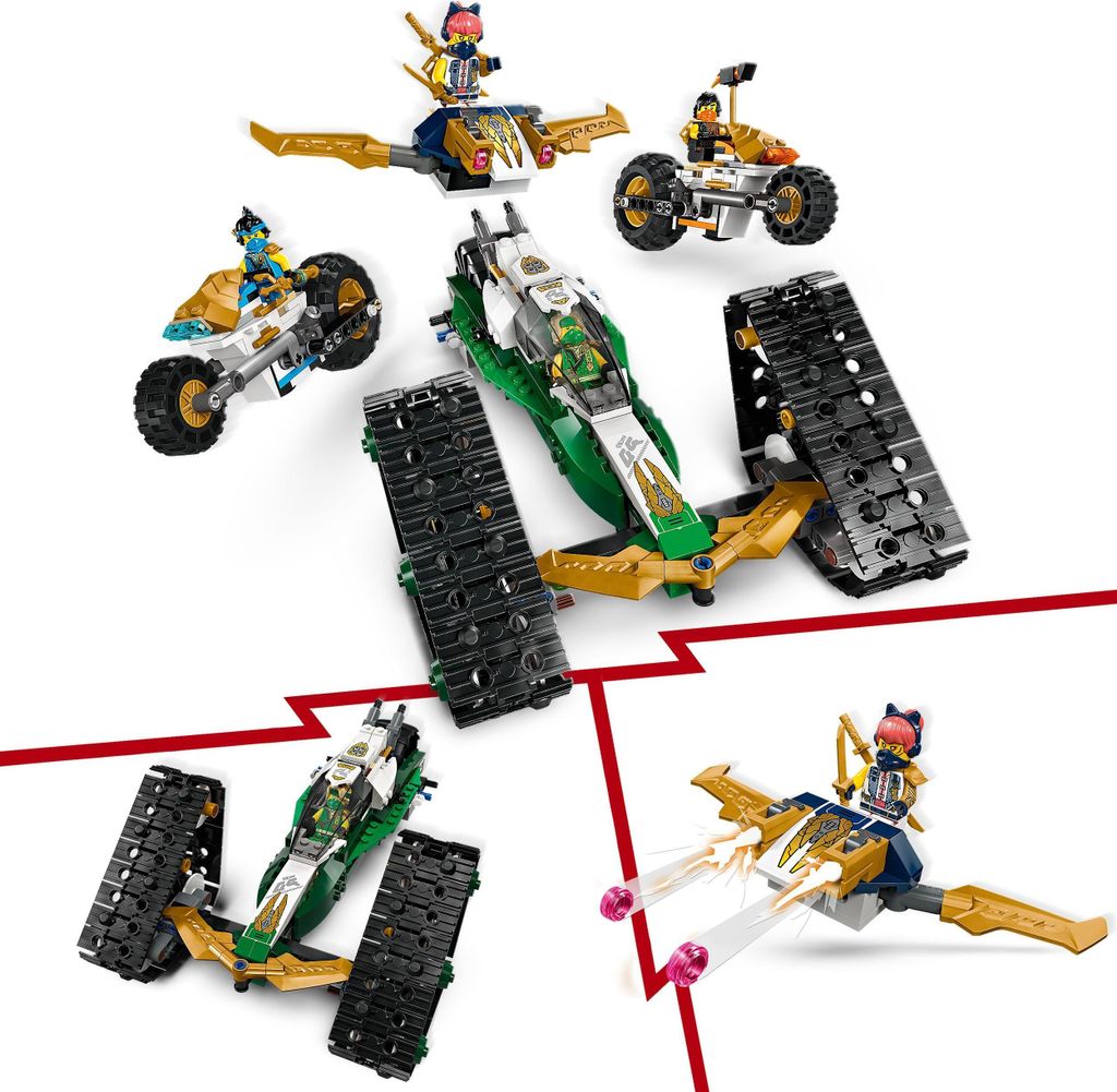 LEGO NINJAGO Wielofunkcyjny pojazd ninja, Zabawka dla Zdjęcie produktu 4