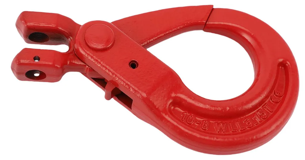 Crochet à fourche G80 en acier allié 3,15t pour levage industriel