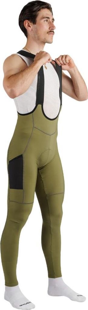 Gripgrab Pacr Thermal Lange Trägerhose Grün XL Herren Grün XL