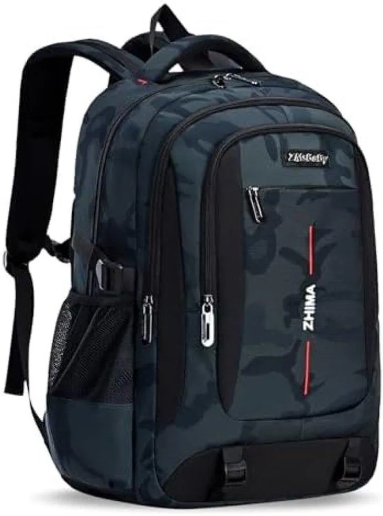 Sac à dos léger Tarnschule grand format avec revêtement imperméable
