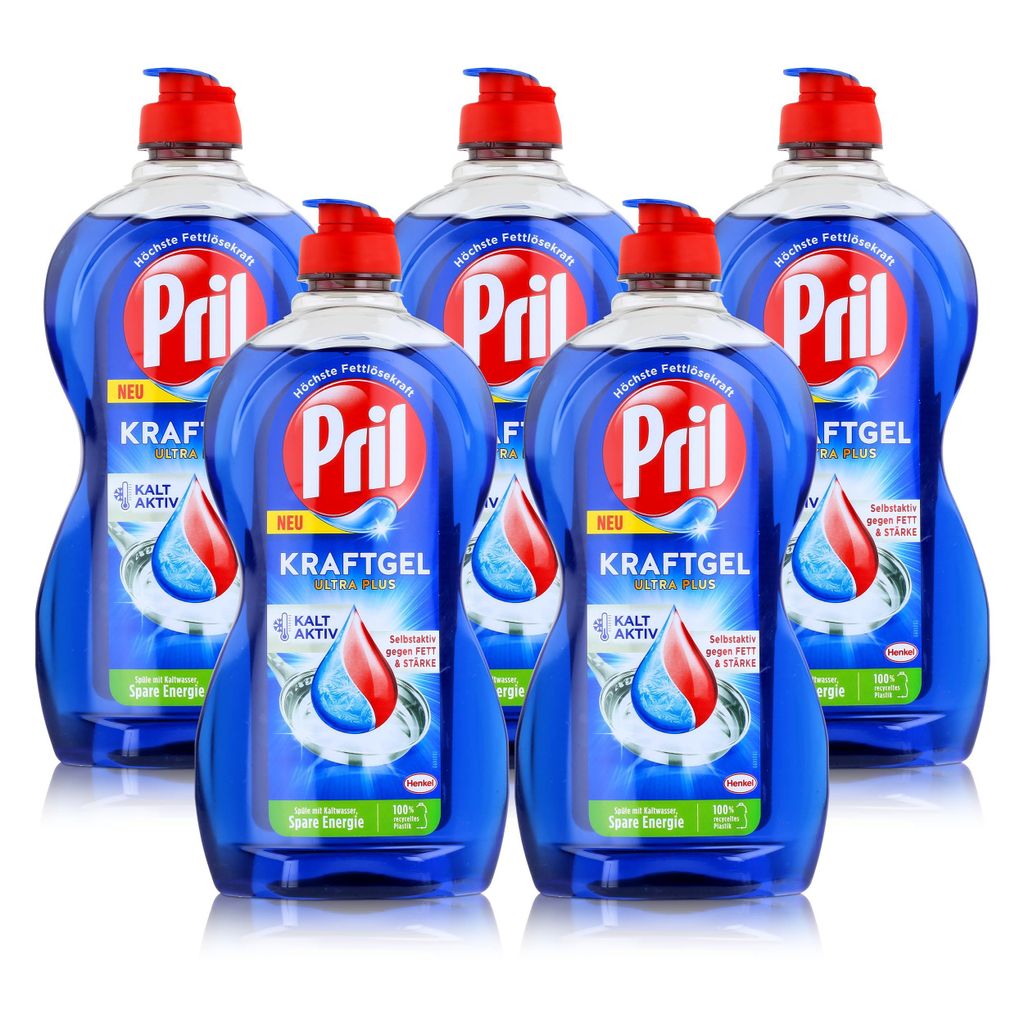 Pril Spülmittel Kraftgel Ultra Plus 450ml - Hohe Produktbild 