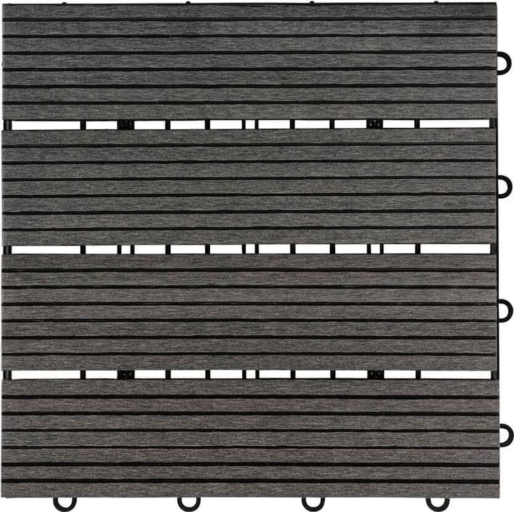 HOME DELUXE - WPC click dlaždice BAVARO - antracit - 6 m² - Obrázek produktu 