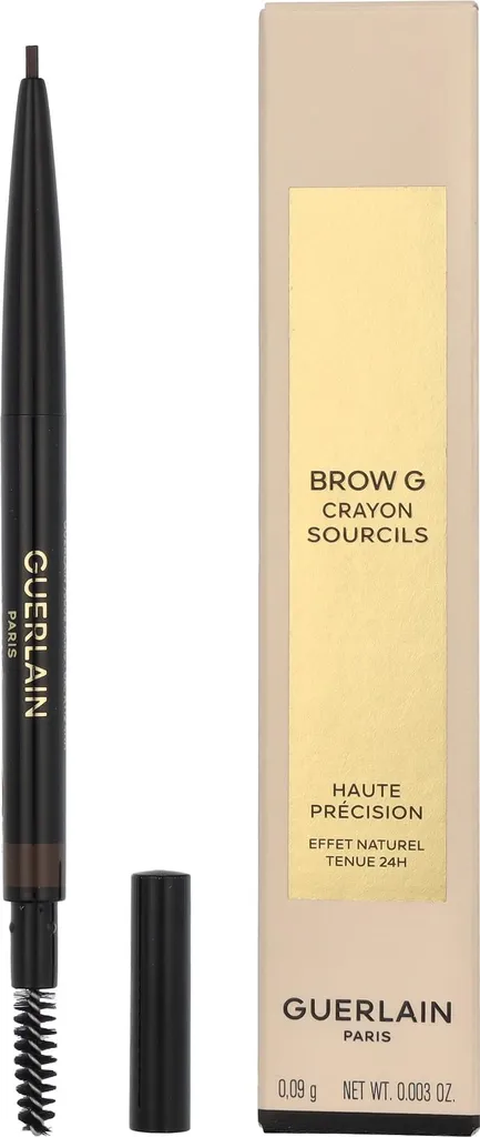 Crayon Sourcils Brun Foncé Guerlain Brow G Mine Rétractable et Brosse