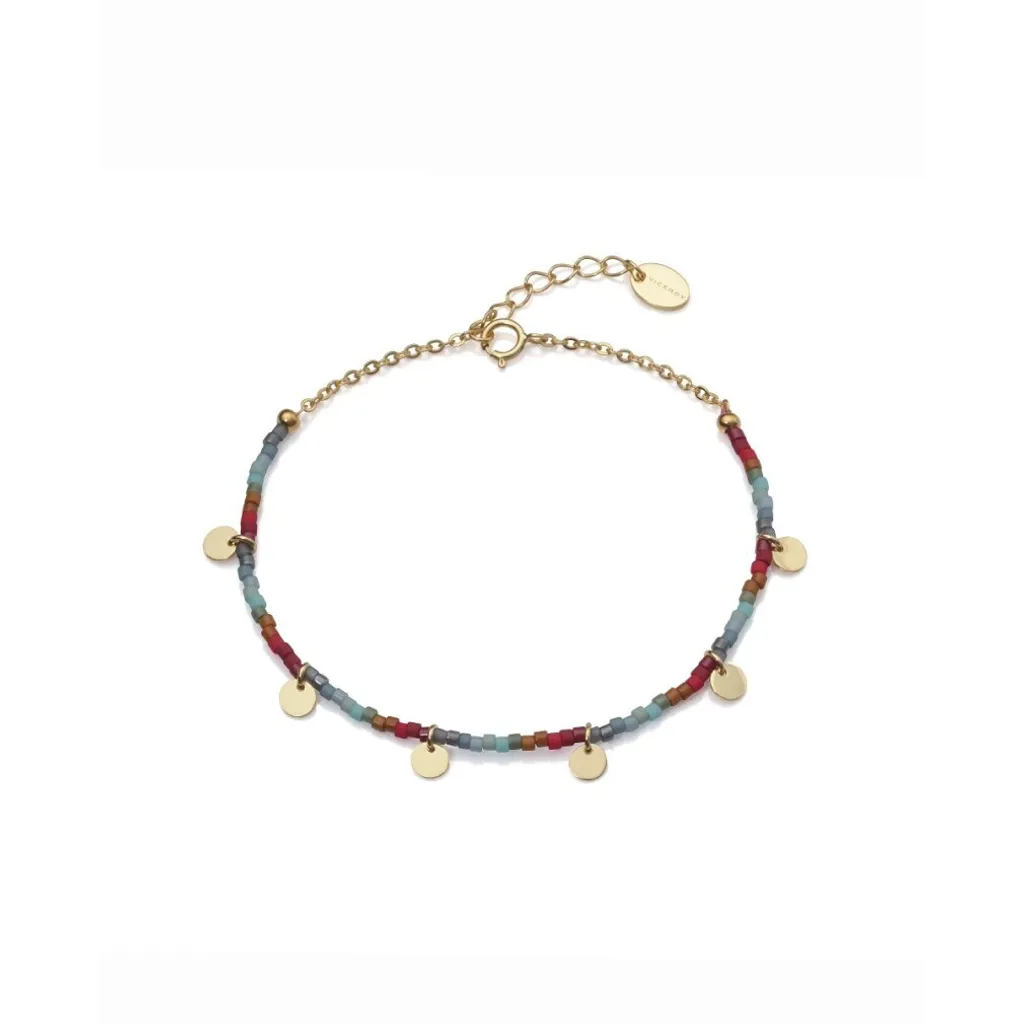 Bracciale di charme placcato oro Trend 13038P100-96