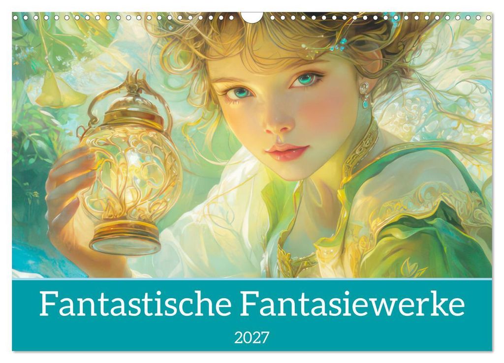 Fantastische Fantasiewerke (Wandkalender 2027 DIN A3 quer), CALVENDO Monatskalender