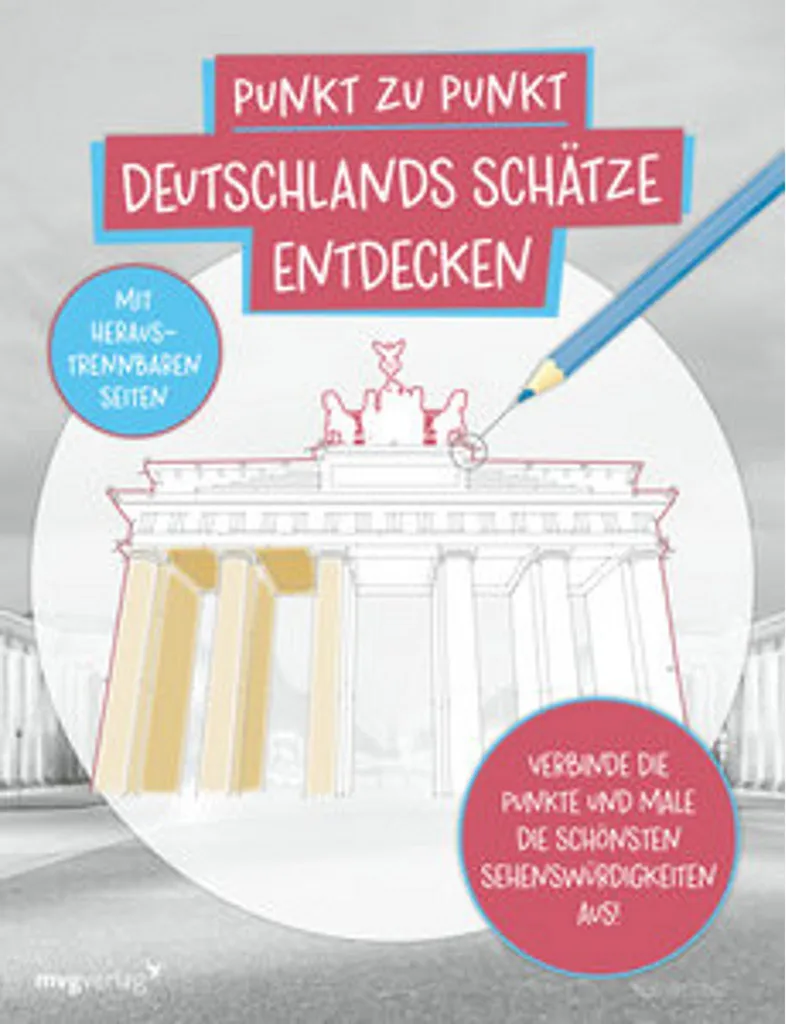 Livre de Coloriage Point par Point : Trésors d'Allemagne de A à Z