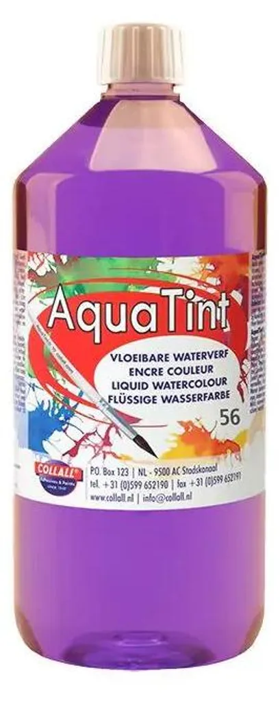 Ecoline Violette 1000ml peinture aquarelle anti-trace pour grands formats