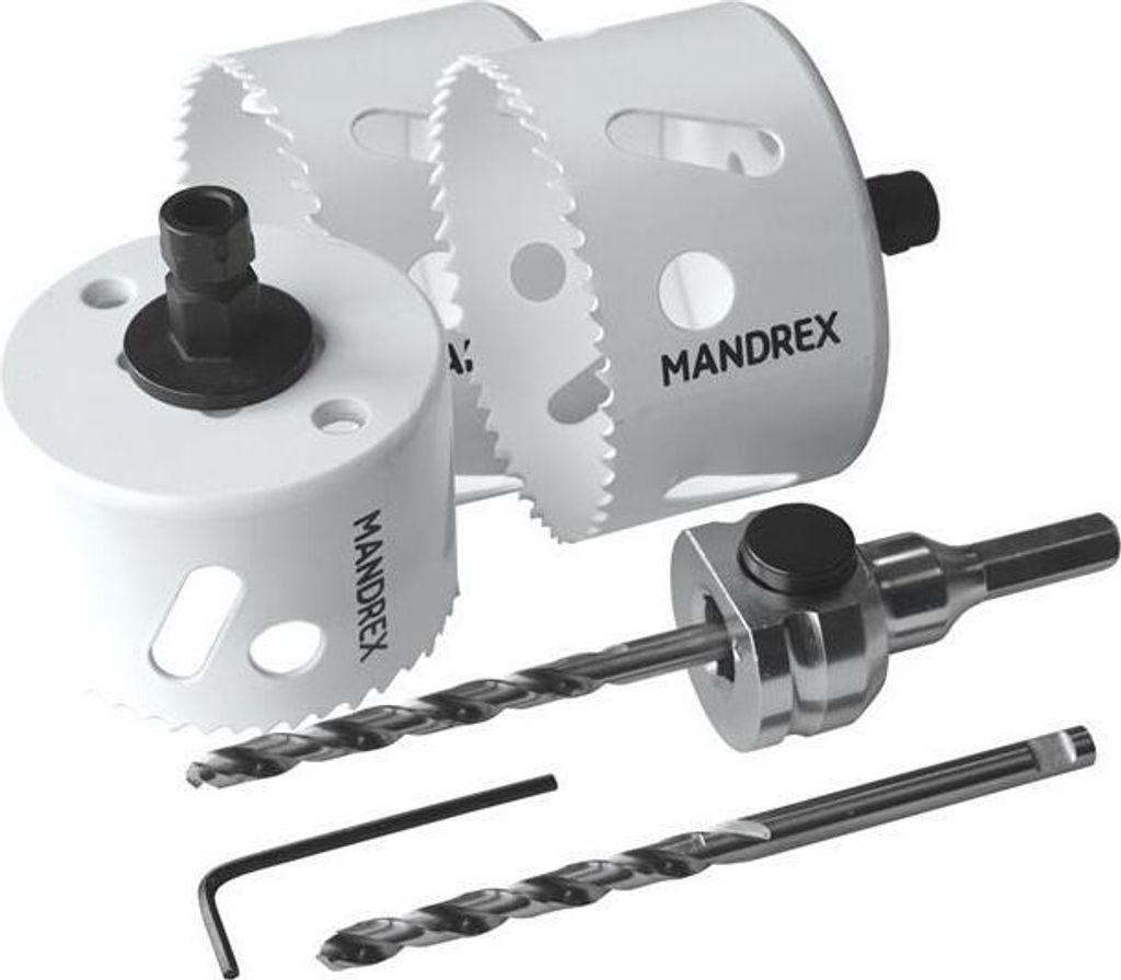 Starter-Kit 8 MXqs-Aufnahme und Lochsäge - Bi-Metall SpeedXcut M42