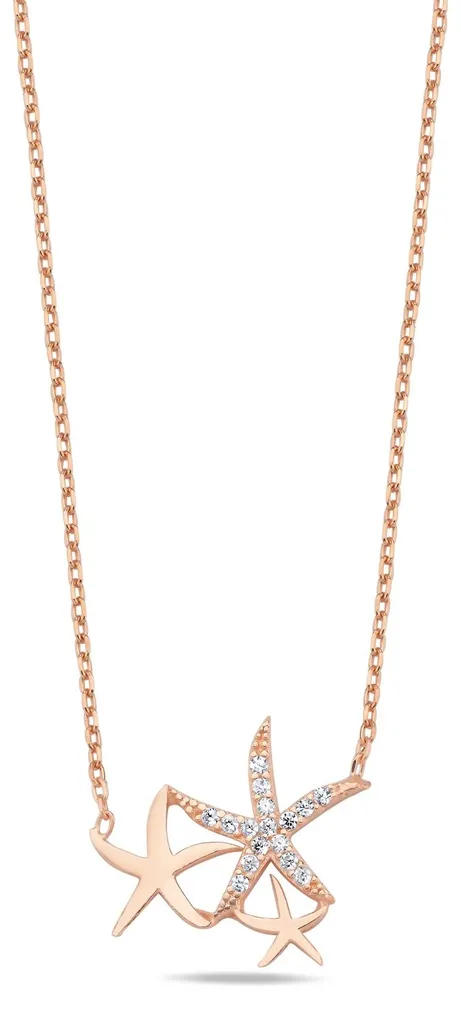Collier Étoile de Mer Argent 925 Rose Gold - Finition Haut de Gamme