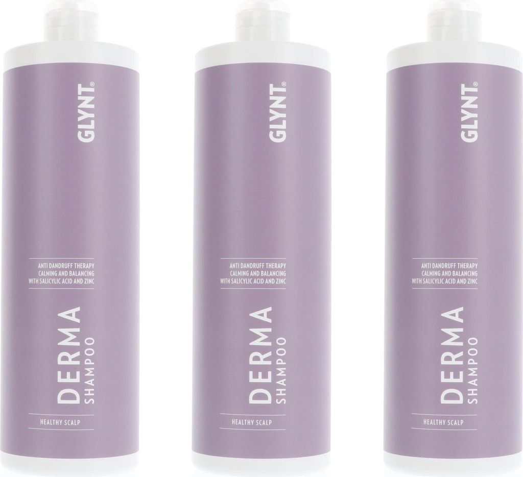 Shampoo Derma 3x1000 ml gegen Schuppen und Irritationen, Produktbild 