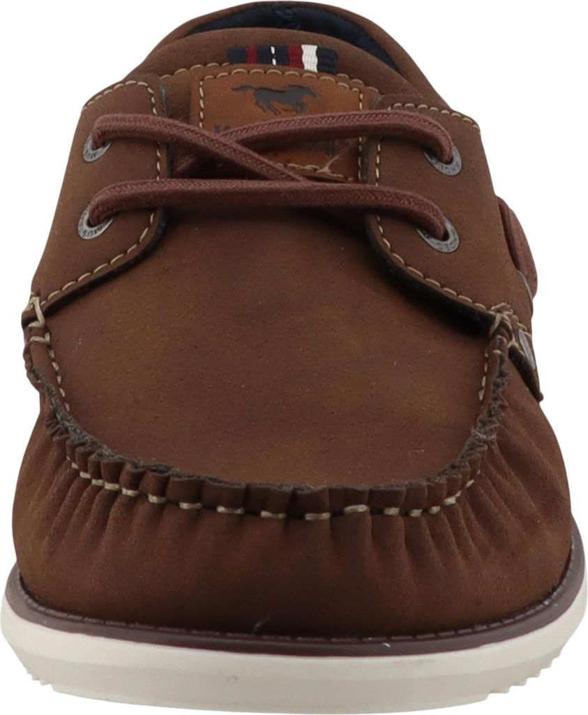 Mustang Herren Mokassin Slipper mit sportlicher Laufsohle 26M0051002, Größe:44 EU, Farbe:Braun
