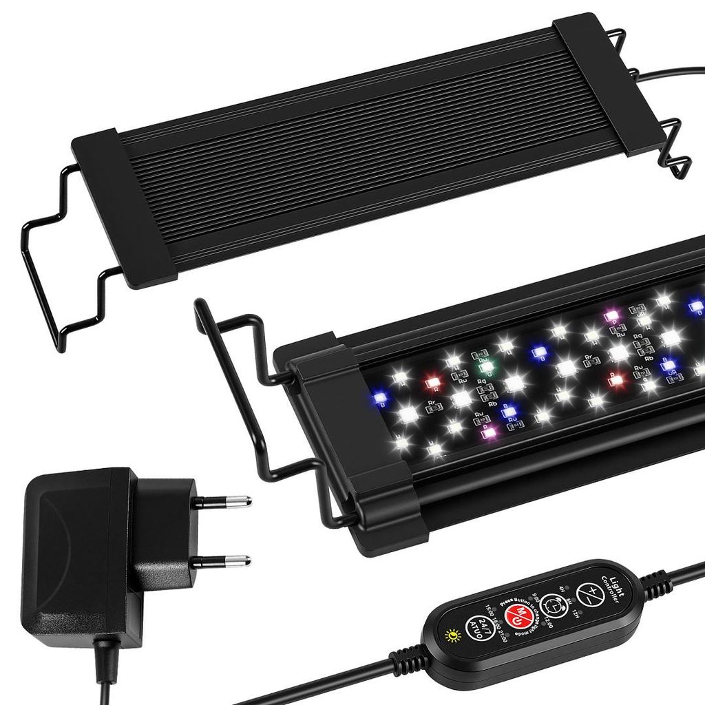 Peviasot 12 W Wasserdicht Farbige LED-Aquarienlampe mit Produktbild 