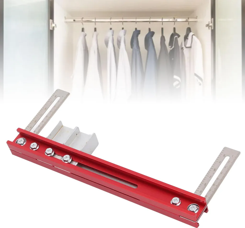 Support de montage pour penderie - Accessoire de fixation de tringle - 11