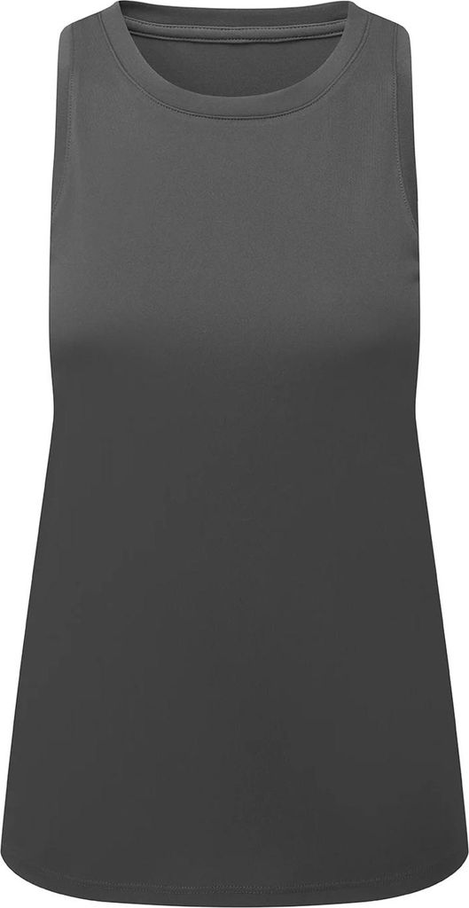 TriDri - "Ion-Charge" Ärmelloses Oberteil für Damen RW11141 (L) (Holzkohle)