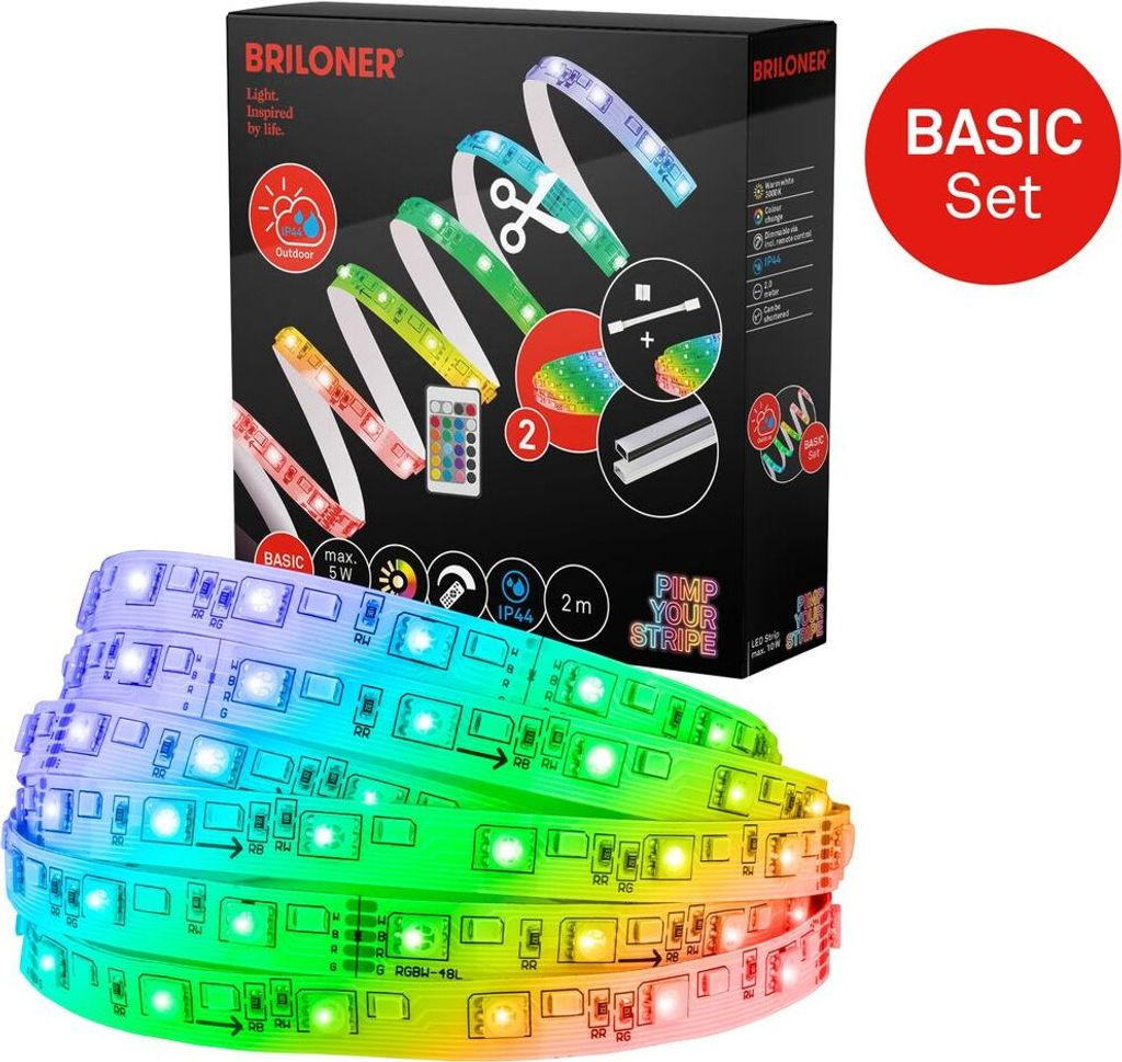 Pimp Your Stripe Starterset LED Strip 2m, IP44 Aussen, Produktbild 