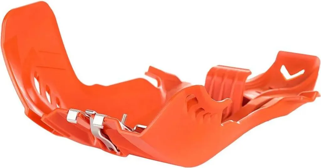 Sabot moteur enduro pour Husqvarna TE 250 300 et KTM SX 250 coloris Orange