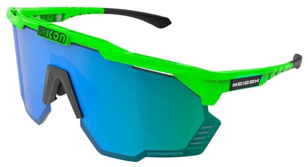 Scicon Aeroshade Kunken Sonnenbrille Grün Scnpp Multimirror Blue/CAT3 Grün Scnpp Multimirror Blue/CAT3