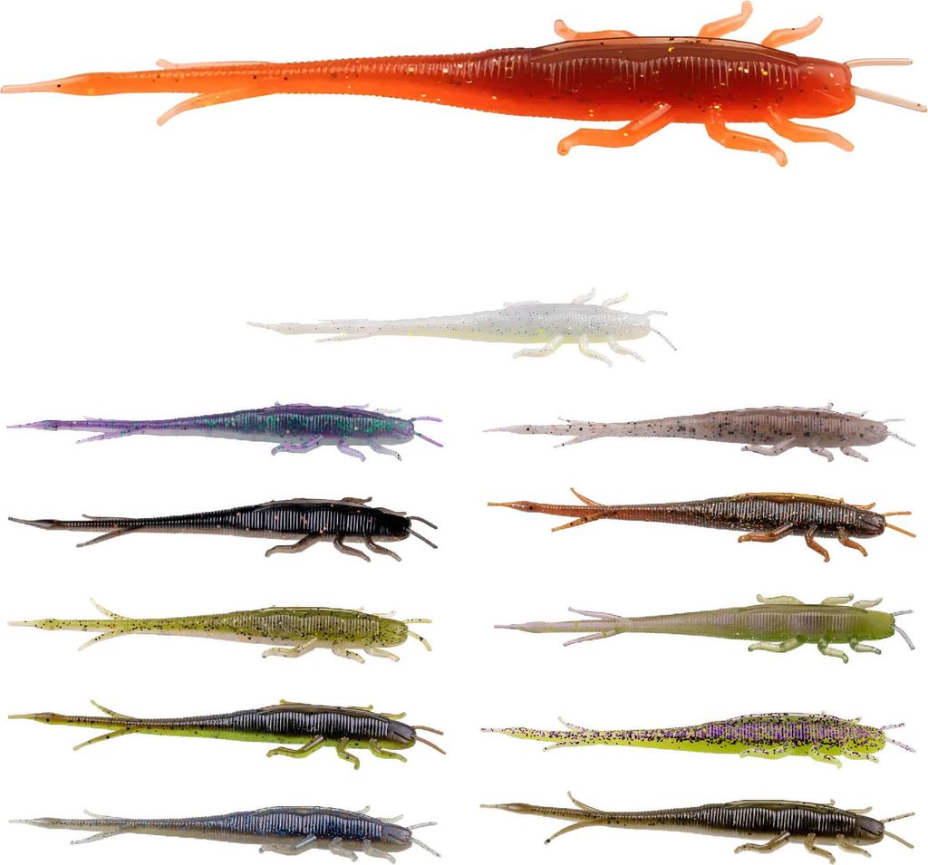 Zeck Fishing BA Shaky Sneaker 10 cm Vio Greenie DLX 7 Stück