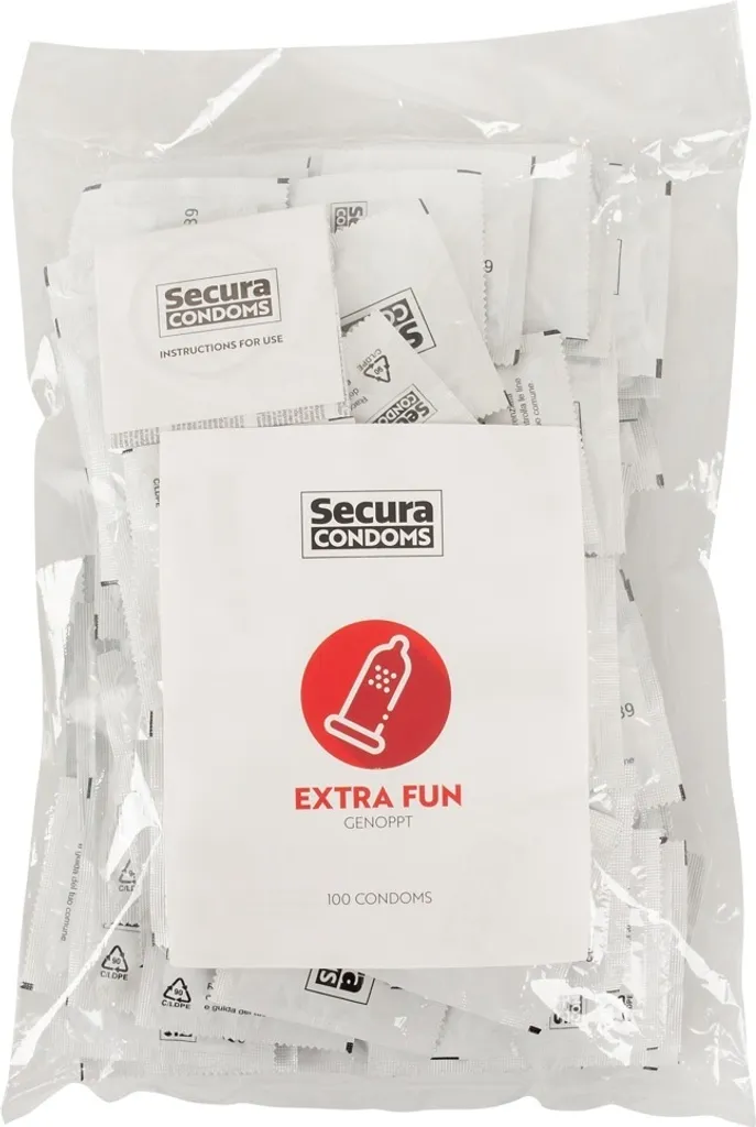 Secura - Extra Fun 100 sacchetti