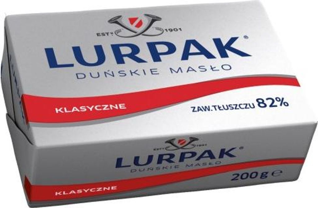 Lurpak Duńskie Masło Klasyczne 82% tł 200g Zdjęcie produktu 