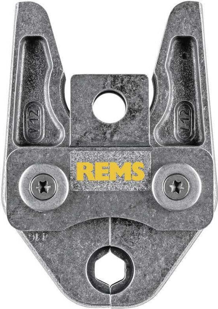A close-up, top-down view of a metal tool.