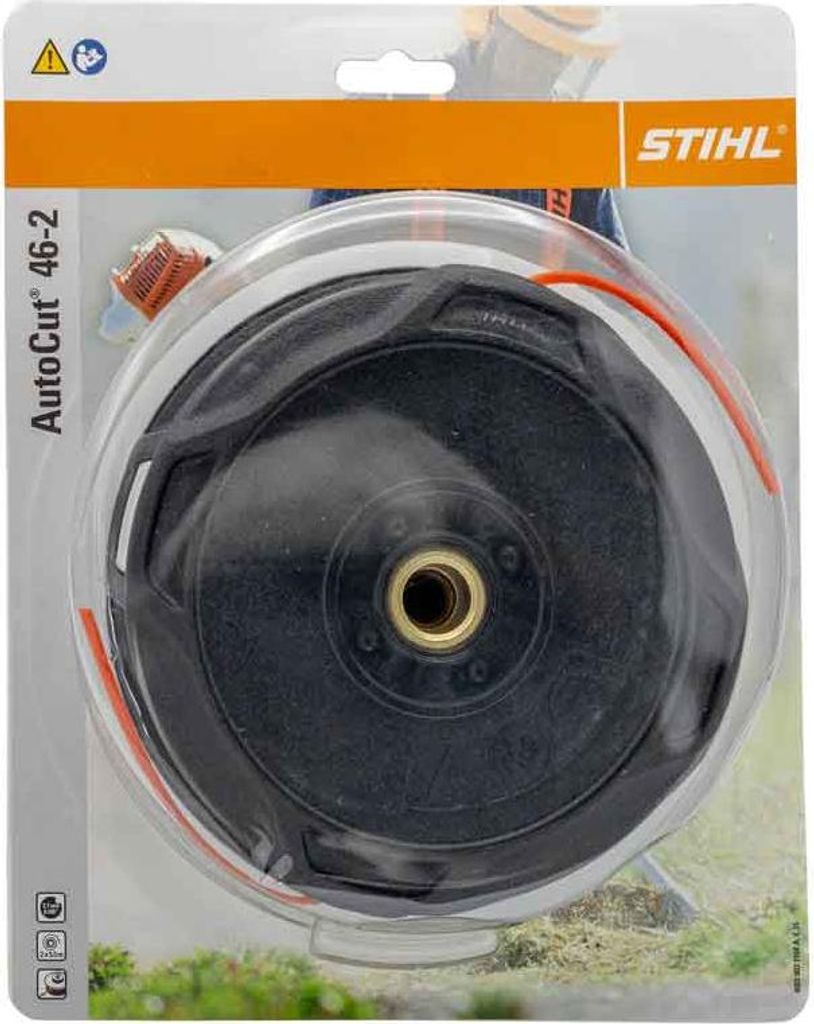 Stihl 40037102115, Bürstenschneidkopf, Schwarz, Weiß, 1 Produktbild 
