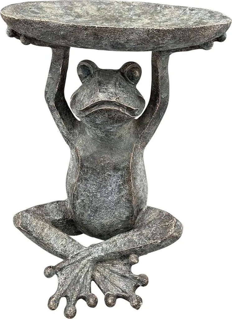 Abreuvoir oiseaux Grenouille 17x23x29cm - EXNER déco de jardin