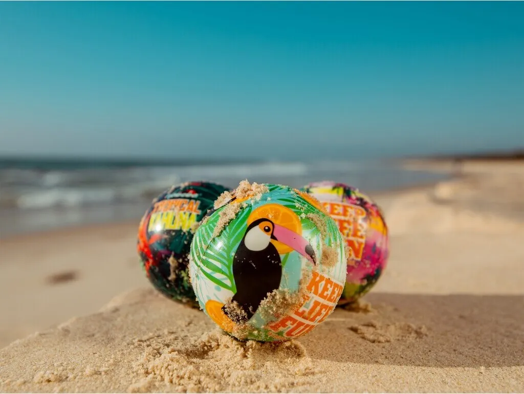 Waboba Kahuna Balle Tropicale 9cm - Balle Rebondissante sur l'Eau
