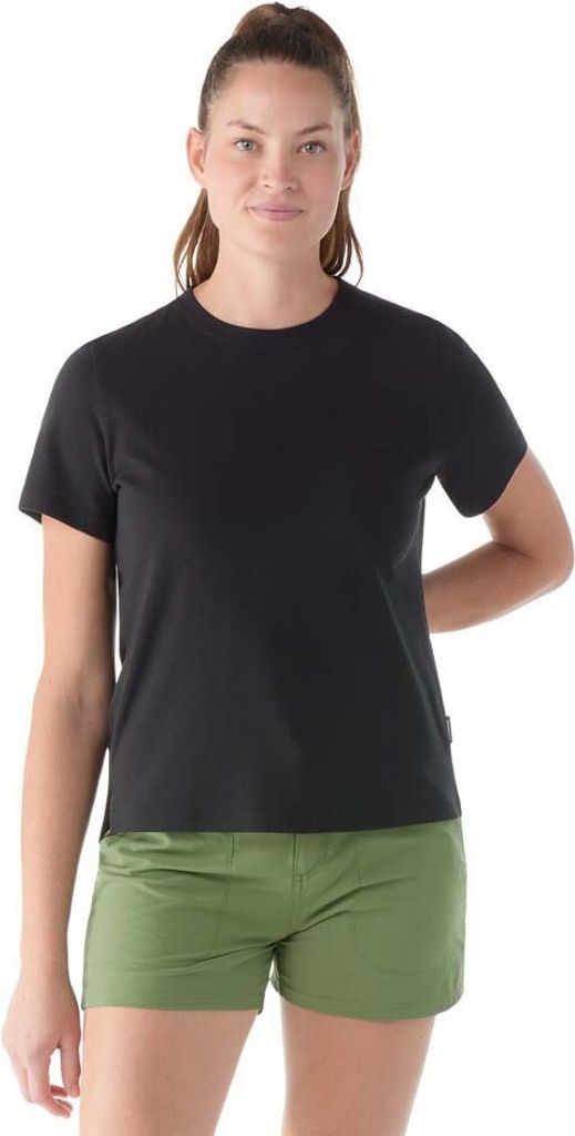 Smartwool Perfect Crew Kurzarm-t-shirt Schwarz XS Frau Schwarz XS