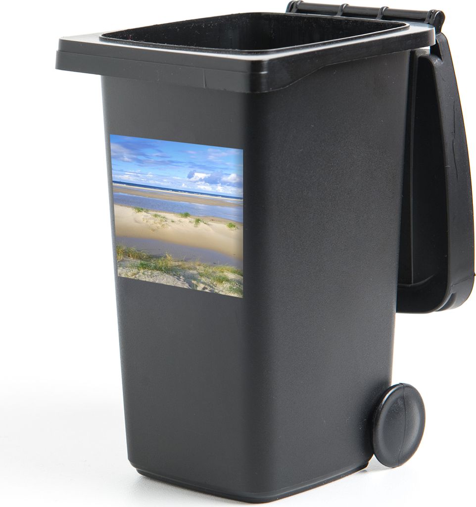 MuchoWow Mülltonnenaufkleber Die Dünen von Vlieland 40x40 cm - Abfall-Aufkleber - Container - für Abfallcontainer