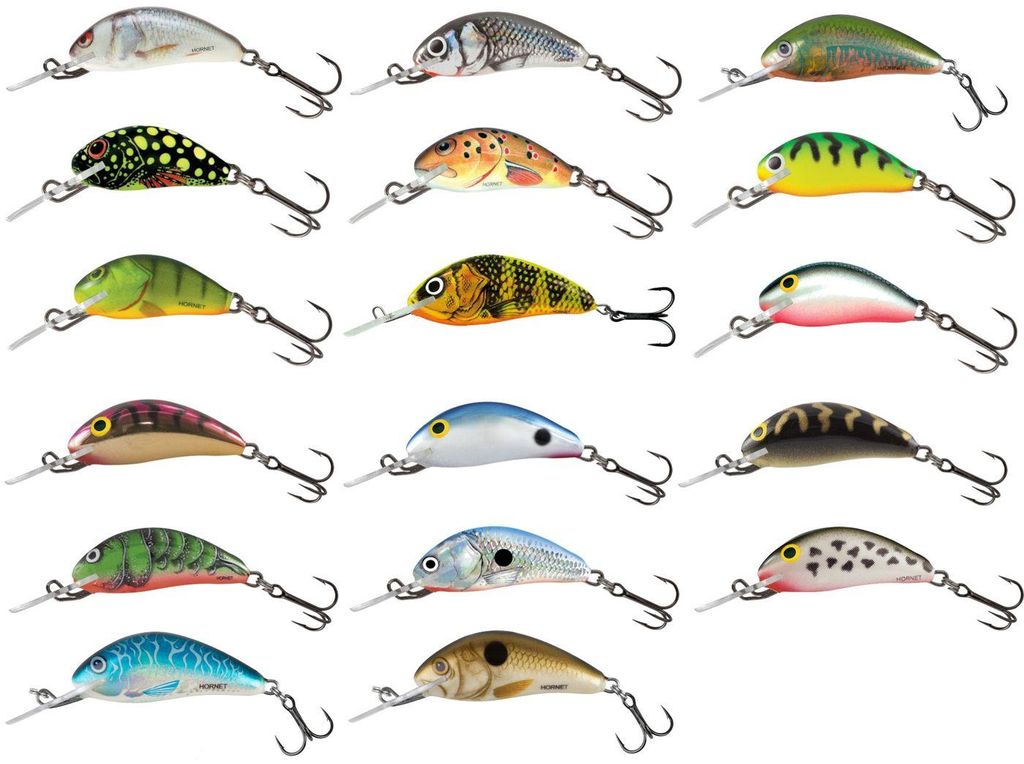 Salmo Hornet Wobbler Miniwobbler, Salmo Farben:Trout, Produktbild 