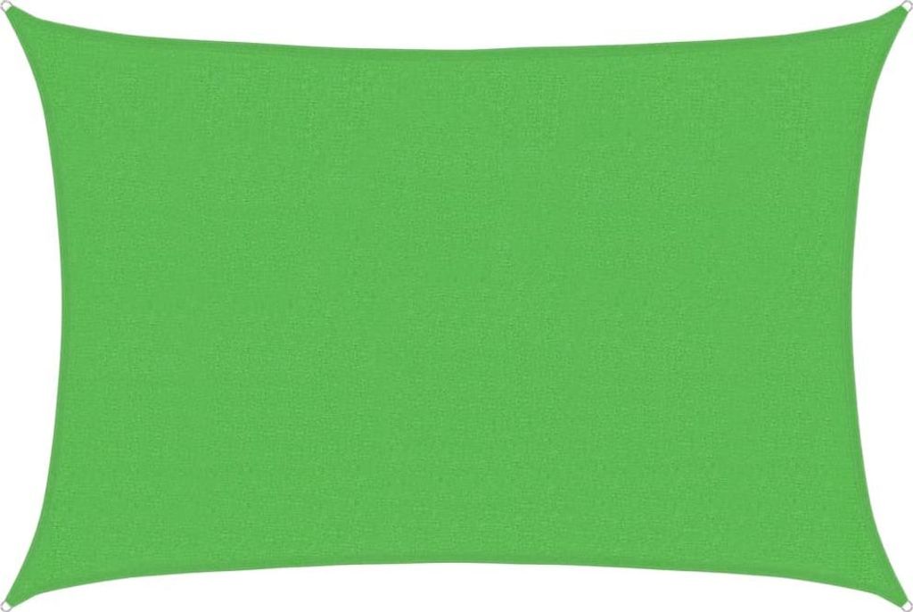 vidaXL Sonnensegel 160 g/m² Hellgrün 2,5x3,5 m HDPE Produktbild 