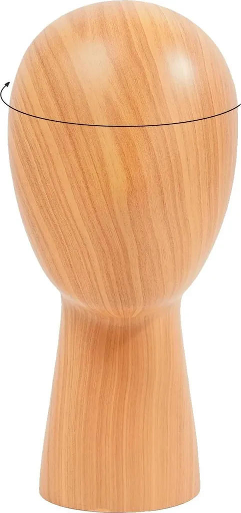 Espositore Cappelli Design Moderno Legno Scuro - Supporto da Tavolo