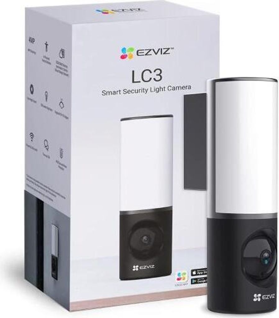 EZVIZ LC3 Intelligente Sicherheitswandleuchte mit Produktbild 23