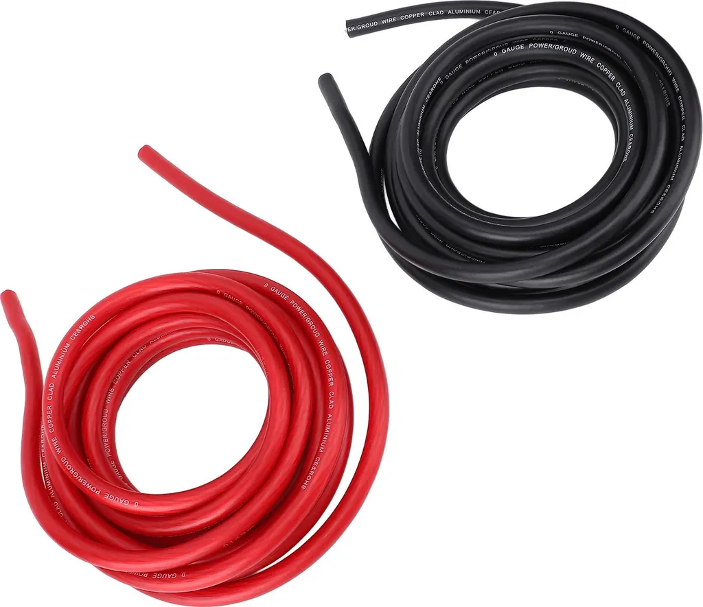 Câble batterie pour onduleur et solaire 1/0 AWG 50mm² cuivre 6m duo