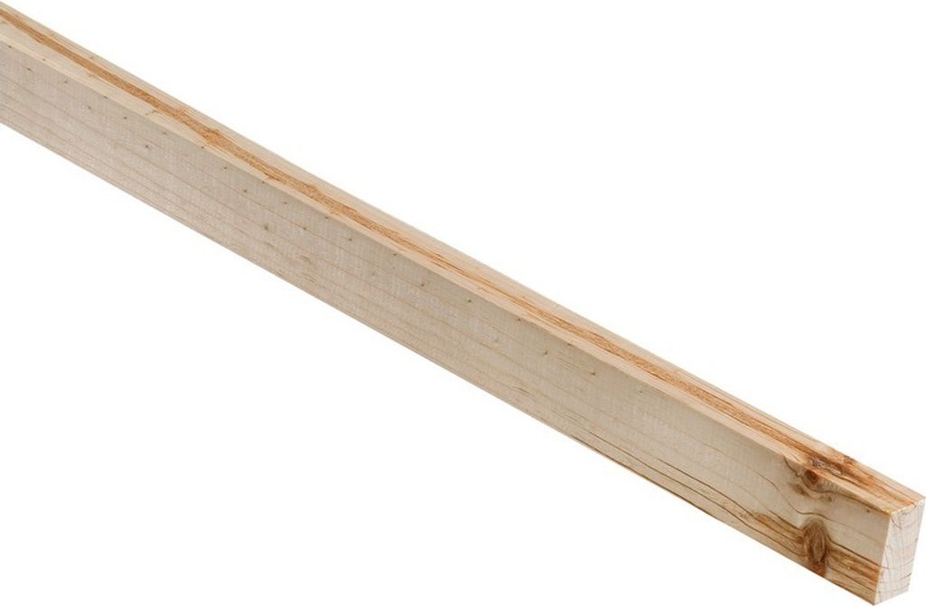 Zaunpfosten Zaun Pfosten Pfahl Holz Kantholz Vierkant Fichte Holzpfosten 4x7cm, Länge 1m