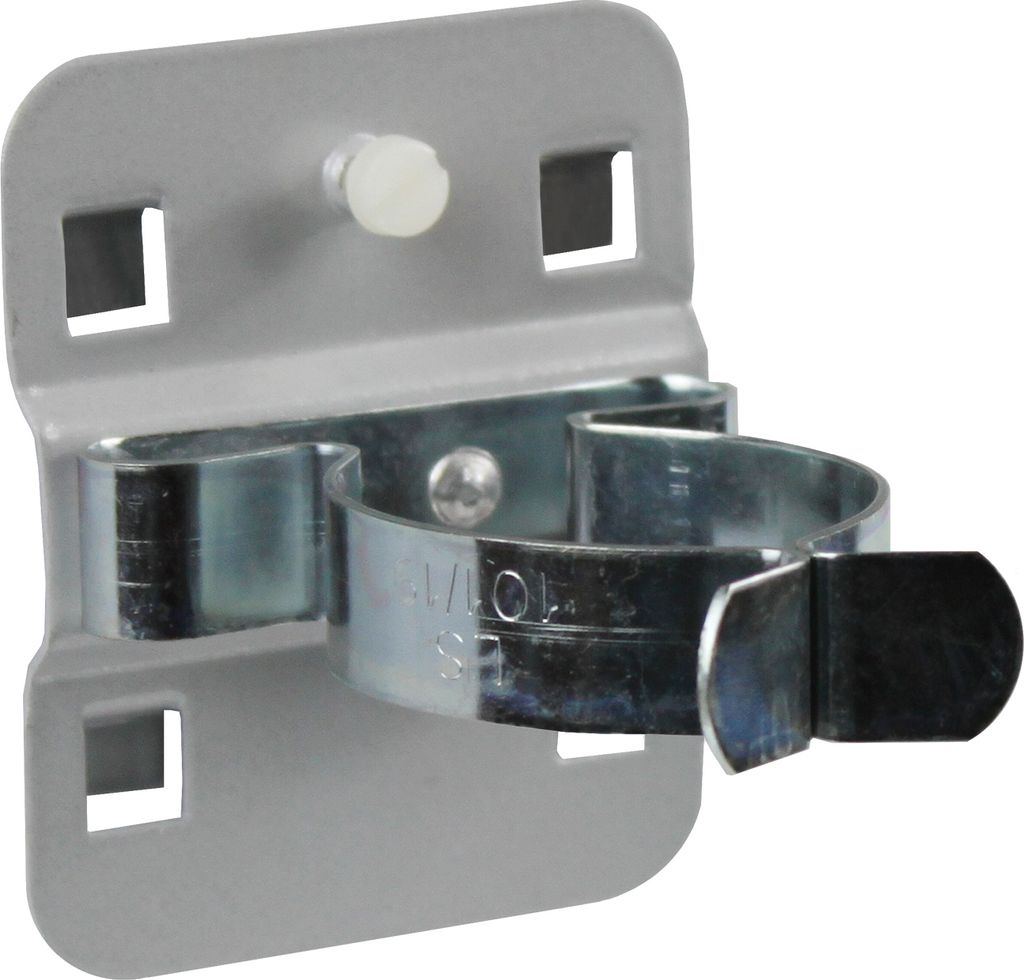 Werkzeugklemme einfach für Lochplatte | Ø50mm | Weissaluminium