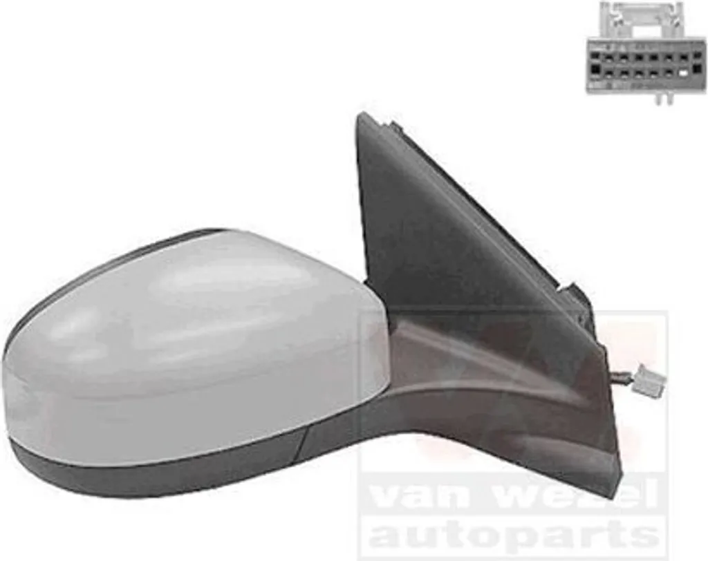 VAN WEZEL 1881828 Rétroviseur Droit pour FORD MONDEO IV BA7 Convexe