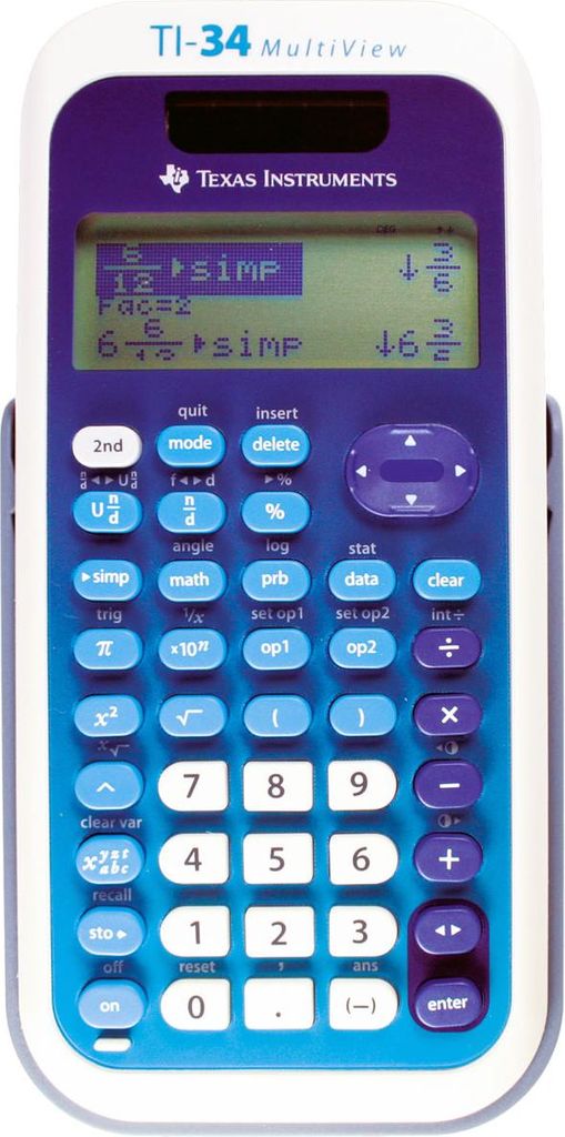 Calcolatrice scolastica TI-34 MultiView Texas Instruments, Immagine del prodotto 